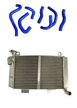 Aluminum Radiator + Silicone hose for SUZUKI RGV250 VJ22 1991-1996 BLUE