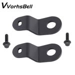 2PC Aluminium New Top Radiator Brackets for Nissan S13 KA24 240sx Silvia Black