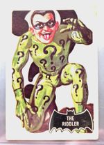 Batman Vintage A&BC 1966 Batman Black Bat Original Card # 36 The Riddler 💥💥