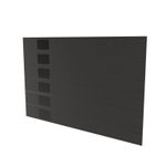 19″ Server Rack 6 X 1U Blanking Panels Snappable Tool-Free Mounting Black/Grey