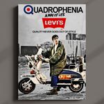 Quadrophenia Levi Advert Lambretta Print Poster MULTI-PRINT Three FRAMED Options
