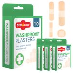 440 Assorted Washproof Plasters Waterproof Breathable Adhesive Sterile First Aid