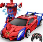RC SPIDER-MAN TRANSFORMERS RECHARGEABLE Remote Control Car Toy Girls Boys Toys 