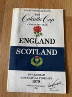 England v Scotland Official Rugby Match Programme 1979