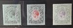 EAST AFRICA UGANDA 1912-21 KG V 1R 2R & 3R FINE MM WMK MCCA SG53 54 & 55