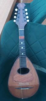 RARE Mandolin Paolo Valiani & Figli c1910 Napoli Bowl Back FOR RESTORATION