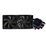 Frozen Prism 360 White ARGB CPU Liquid Cooler,Efficient PWM Contro