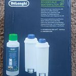 De'Longhi EcoDecalk Waterfilter Kit 200ml Descaler + 2 Filters, Pack of 3