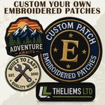 Custom Embroidered Patch: Personalized Logo Iron-On Embroidery (sew-on  or