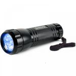High Quality Bright Heavy Duty Aluminium 9 LED UV Torch Ultraviolet Blacklight