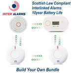 Interlinked Heat & Smoke Alarm Kits - Scottish Law Compliant - Build Your Bundle
