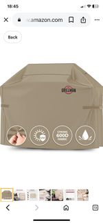 Grillman Large BBQ Grill Cover – Heavy-Duty Waterproof, Windproof & UV-Resistant