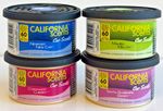 x4 California Scents - Different Scents (x1 Cherry x1 New Car x1 Melon x1 Berry)