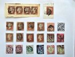 Queen Victoria Maltese Cross Penny Red Early Issue Rare British Stamp Lot 50