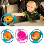 Baby Feeding Bowl Toddler Child Kid Spill Proof 360 Rotating NonSpill Cup Dishes