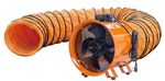 200mm 8in Cyclone Dust Fume Extractor Ventilation Fan with 5M PVC Ducting