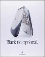 Apple Mac iBook SE Black Tie Optional Poster 22 x 28 NOT A REPRINT Vintage