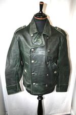 Vintage Hein Gericke German leather U Boat jacket 40 medium biker goth revival