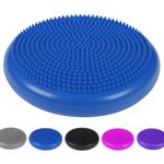 Wobble Cushion Balance Disc Inflatable Core Trainer for Yoga & Fitness with Pump