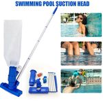 Swimming Pool Jet Vacuum Cleaner Hoover Hot Tub SPA Pond Water Cleaning W/ Pole