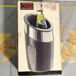 OGGI Wine Cooler Double Wall with Thermal Core Gel Stainless Steel Silver