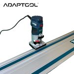 Bosch GKF-600 Router Guide Rail Adaptor to Bosch/Maffell Plunge Saw Track