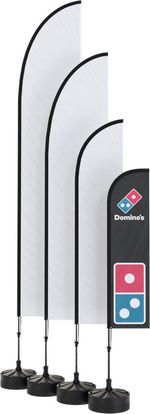 Feather Flag Kit - Custom Printed - Fast Delivery - UK Made