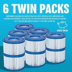 12 x Lay-Z-Spa Filter Cartridges Type VI Hot Tub Spa Replacement Filters 