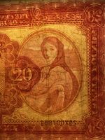 Lady Lavery 1970 banknote Irish punt Ireland old money  £20