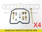 4 x Suzuki GSF600 95-04 GSF650 Bandit 05-06 Carb Carburettor Repair Kit