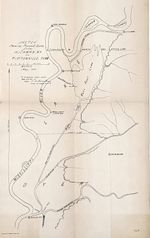 1891 TENNESSEE - KENTUCKY Hickman - Tiptonville Levee Proposal Map ORIGINAL