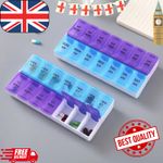 7 Day Pill Box Medicine Tablet Dispenser Organizer Weekly Storage Case for AM PM