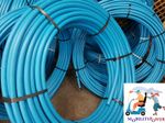 25mm 25 mm OD Water Pipe Blue MDPE Alkathene Potable Water Pipe Cut to Length