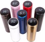 Thermos Flask Vacuum Insulated Water Bottles LED Digital Display Tea/Coffee Mugs