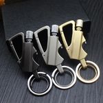 Steel Fire Starter Flint Match Lighter Keychain Camping Emergency Gear Survival