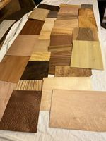 A4 box GIANT Veneer Sample Pack, 31 Pieces, for marquetry,  CHEAPEST ON EBay 