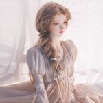 GIFT 1/3 BJD Doll Artist made Makeup Resin Ball Jointed Girl Dress Hair Full Set