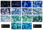Berisfords Ribbon All  Blue Shades of Double Satin 3 7 10 15 25 35 50 70mm  ECO