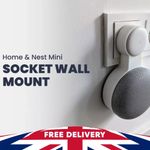 NEW Socket Wall Mount for Google Home / Nest Mini Holder Stand for UK Power Plug