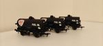 3 x OO GAUGE Bachmann 37-658 - 14T Tank Wagon Fina Fuel Oil No.144 Unboxed