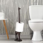 Cast Iron Animal Toilet Paper Holders Free Standing Novelty  Roll Holders UK