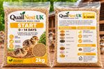 QuailNest UK Quail Chick Starter Feed 0-14 Days High Protein Complete Food