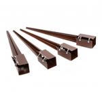 NEW! 4x Heavy Duty Drive Down Fence Post Anchor Spike Grip Holder - 75 x 750mm