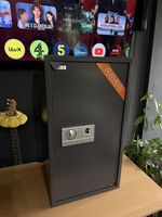 Brihard XXL Biometric Safe 73cm Fingerprint Digital Keypad Anti-Bump LED