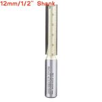 Straight Router Bit Extra Length Wood Milling Cutting Flush Trim Bit 12mm Shank