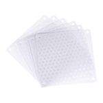 6X PC Dust Filter 120x120mm PVC Computer Case Cooler Mesh Cover Fan Grill White