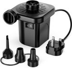 Electric Air Pump Inflator Deflator Quick Fill Air Mattress Bed Camping Boat