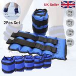 Ankle Wrist Leg Weights Straps Running Exercise Fitness Gym Strength Training UK