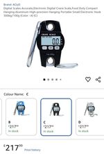Professional Digital Hanging Scale 660lb/300kg,Handheld  Industrial Crane Scales