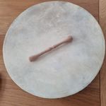 18 inch Bodhran, green & Gold with Tipper, great condition, great tone.